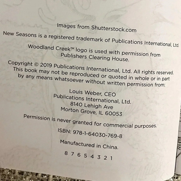 Woodland Creek Country Style Adult Coloring Books Nature Wildlife NWOT‎ - Picture 7 of 7